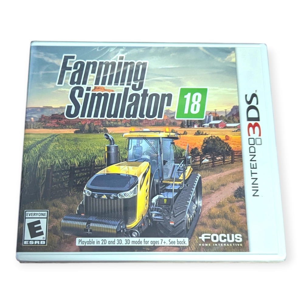 Farming Simulator 18 Nintendo 3DS Video Game New Focus Home Interactive NIB‎